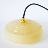 Clichy glass suspension, Yellow, 1930 - 21.5 x 8.5 cm