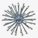 Pistillo ceiling light by Studio Tetrach for Valenti Luce Italy, wall light 70