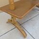 Vintage rattan shelf on feet
