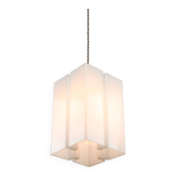 Vintage italian plexiglass tower pendant lamp
