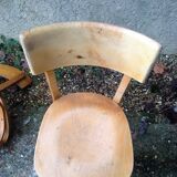 Pair of chairs Bistro Baumann 50s vintage