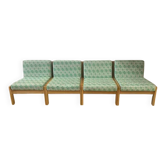 Ensemble de 4 fauteuils type chauffeuse de la marque baumann