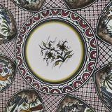 Portuguese plate signed Estrela de Conimbriga, 17th century Colours decor