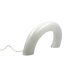 White Murano glass sculptural lamp, Barbini Italy 1970s