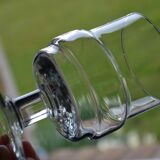 10 vintage stemmed wine glasses
