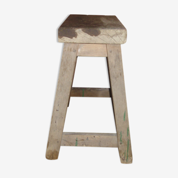 Old wooden stool