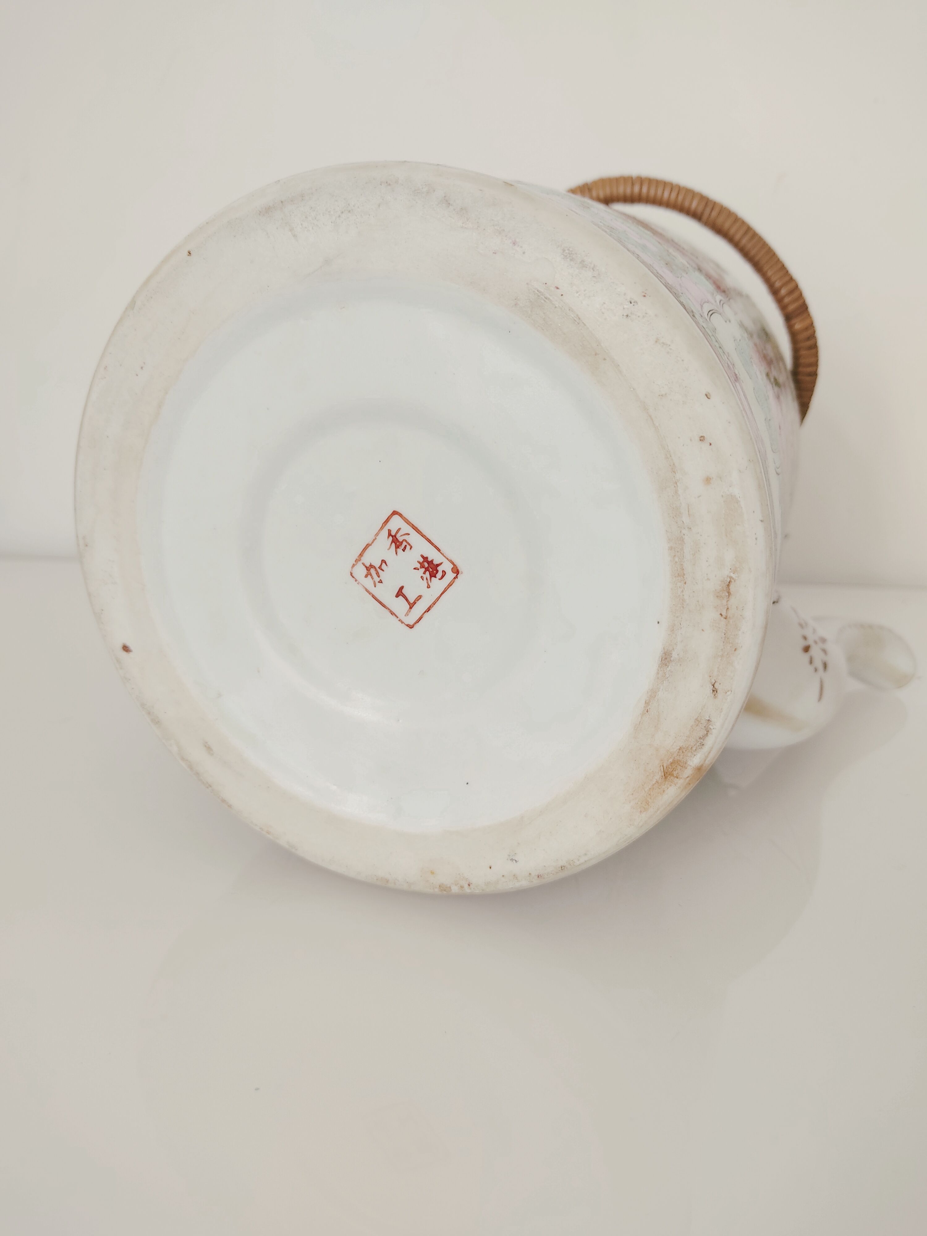 Porcelain teapot from China canton