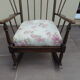 Fauteuil rocking-chair Baumann vintage années 60