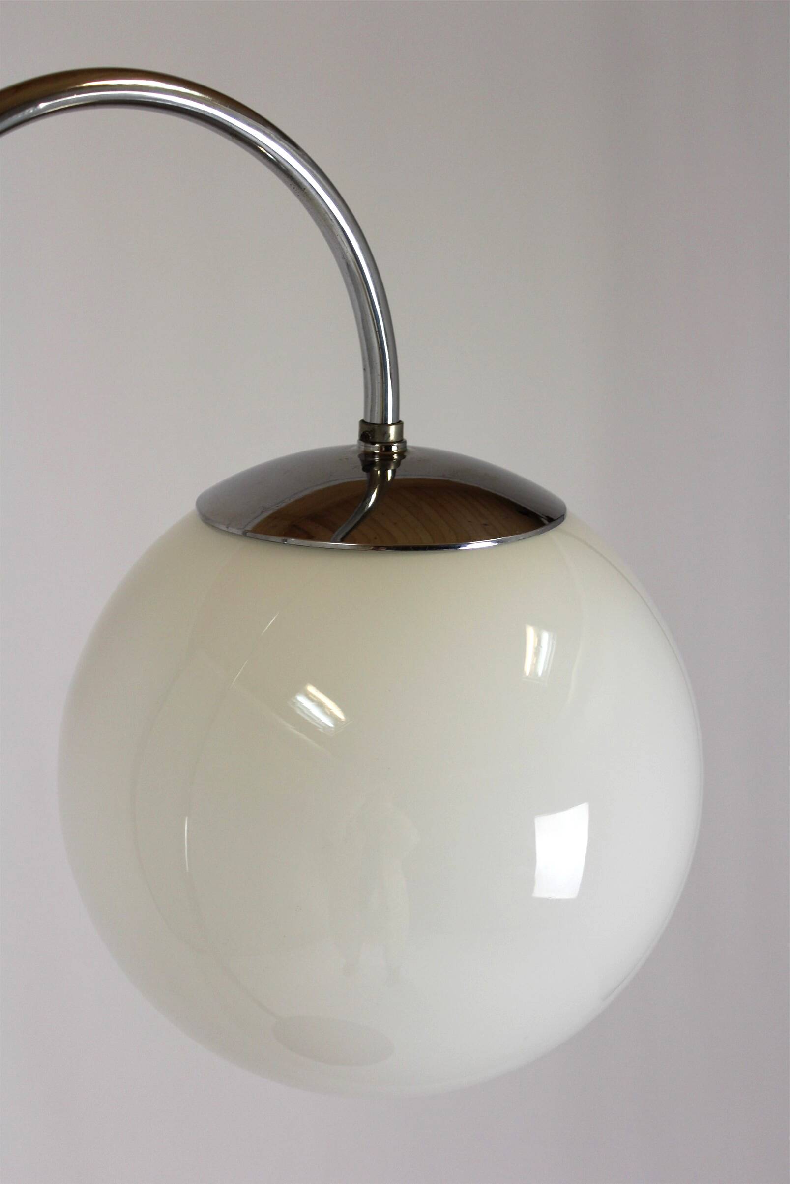 Lampadaire Art Déco Bauhaus, années 1940