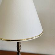 Vintage brass table lamp, circa 1940s - 1950s