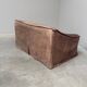 Vintage leather 2 seat sofa by Lesser, 1970s (1 of 2)