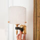 Wall sconce style vintage empire perspex granulated