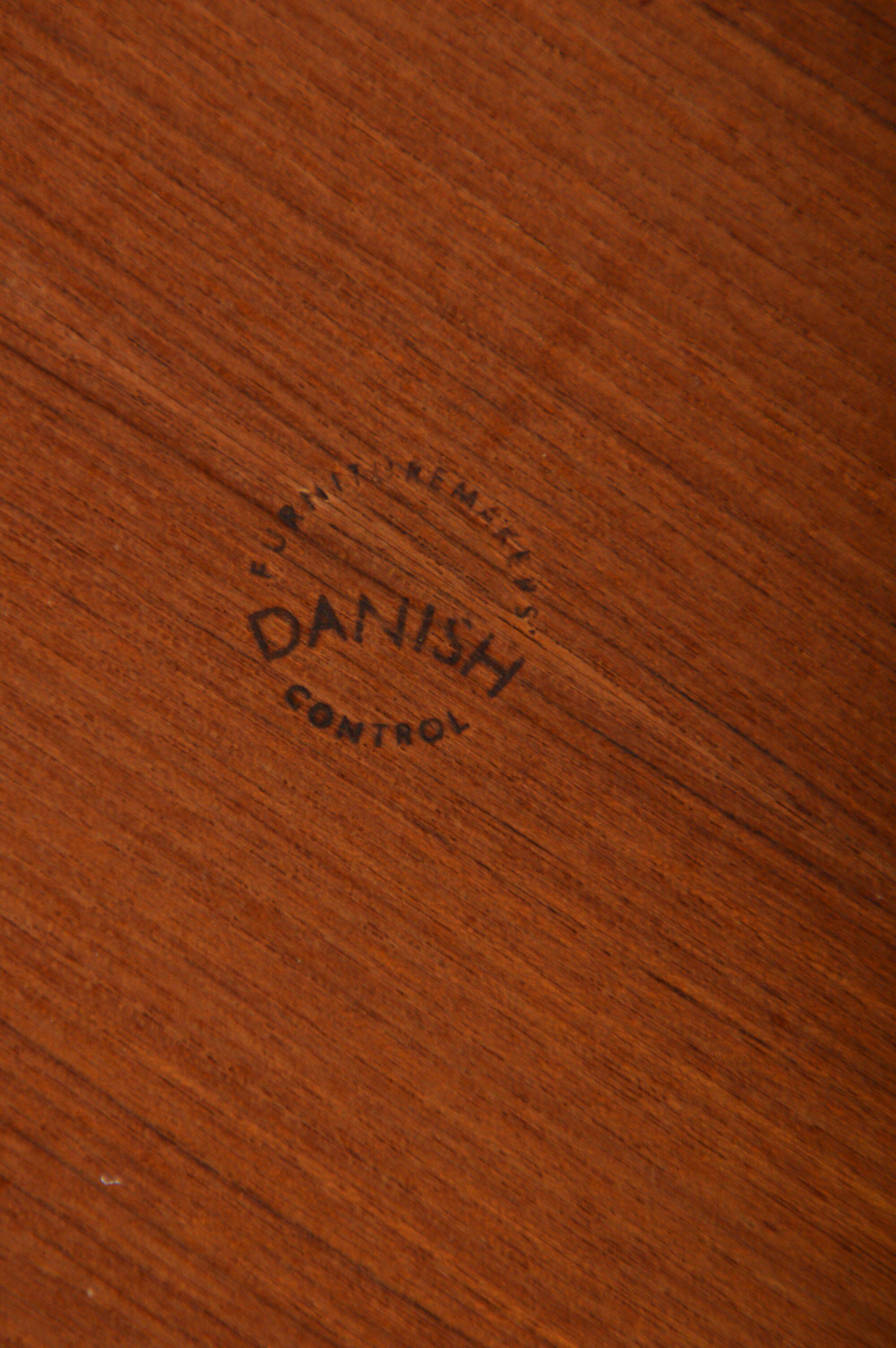 Teak side table by Engholm and Willumsen for Fritz Hansen, 1960s