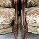 Paire de fauteuil cabriolet, bergères de style Lous XV