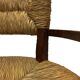 Art Deco chair minimalist oak wicker minimalist design