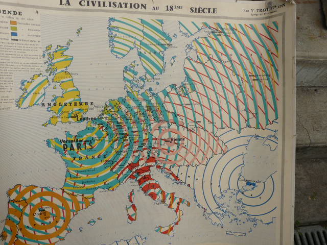 School poster hatier france and england and civilization in the 18th century