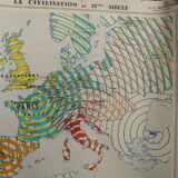 School poster hatier france and england and civilization in the 18th century