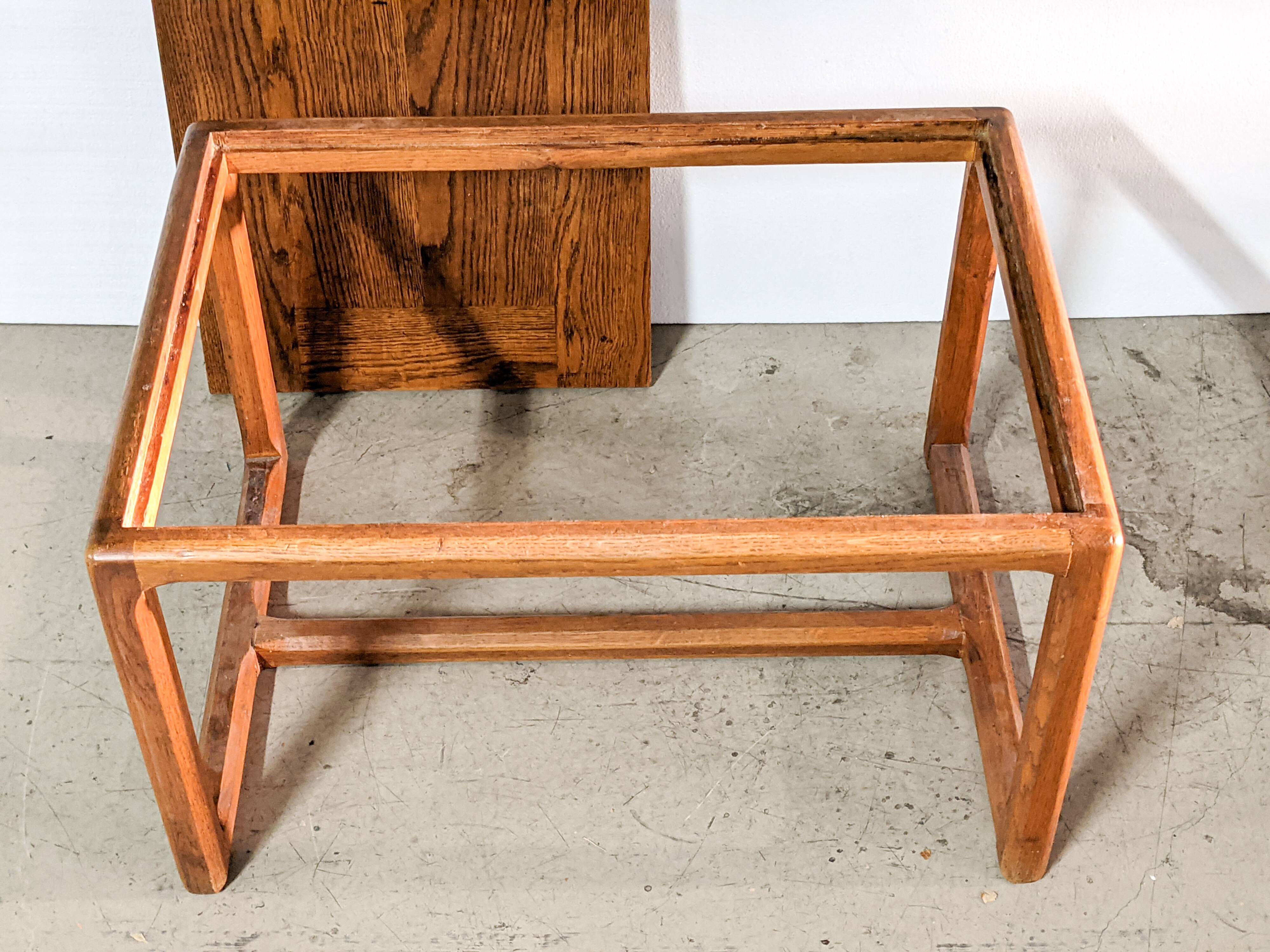 Vintage rectangular rosewood coffee table, Scandinavian design
