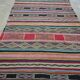 Multicolored Berber carpet in wool 102x215cm