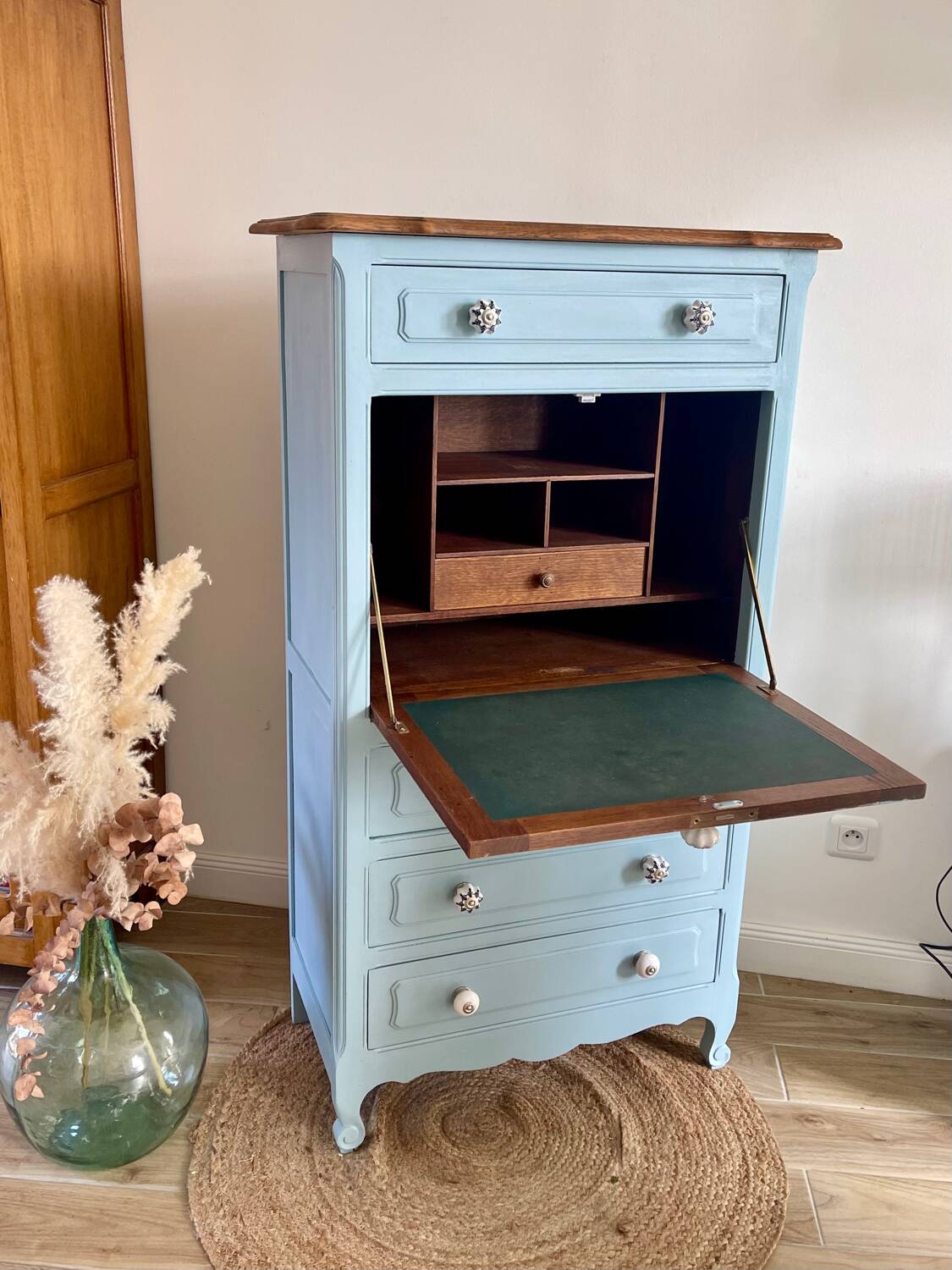 Renovated antique secretary
