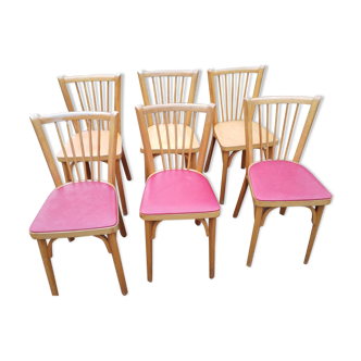 6 beech chairs