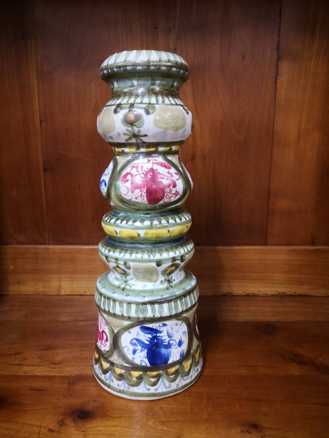 Keraluc Quimper ceramic candle holder