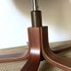 Fauteuil scandinave pivotant vintage
