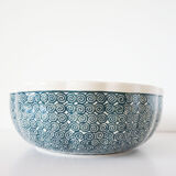 Salad bowl green circular pattern
