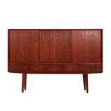 Teak highboard, Danish design, 1960s, designer: E.W. Bach