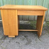 Vintage desk with 5 oak drawers