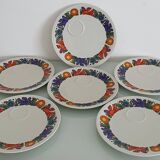 Set of 6 Villeroy & Boch gourmet plates - Acapulco model