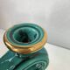 Vallauris green ceramic candle holder