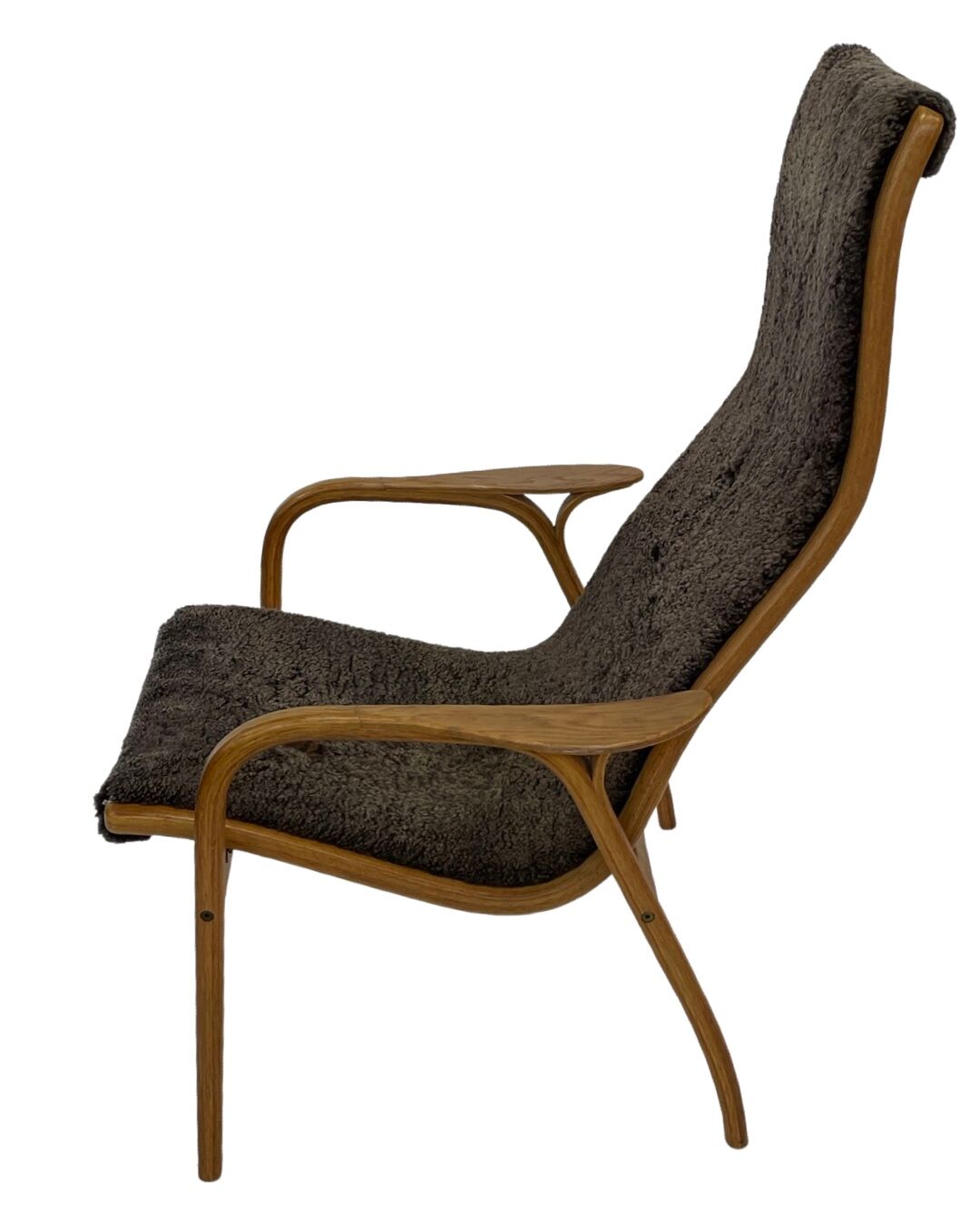 Vintage Swedish lamino armchair Yngve Ekstrom Design
