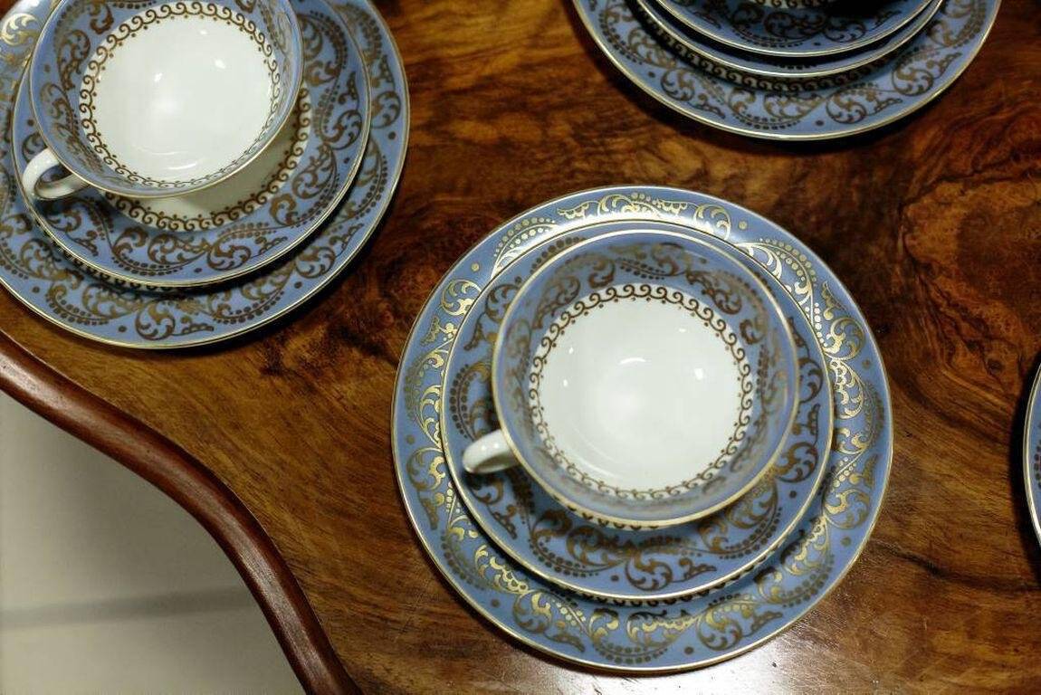 Service à thé en porcelaine vintage, années 1950