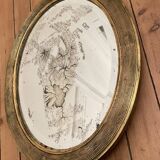 Art Deco mirror from the 1930s - 68x53cm