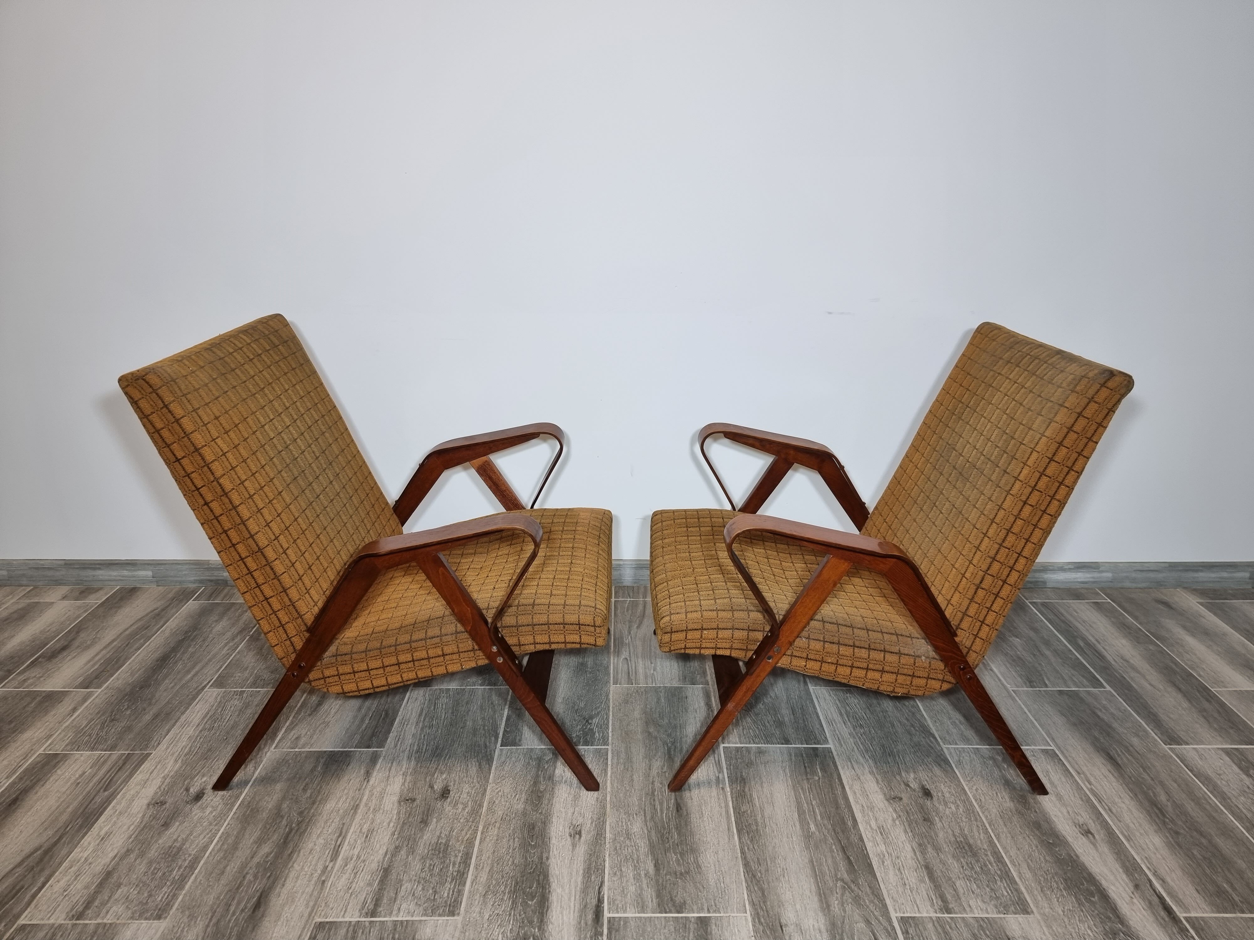 Armchairs by Frantisek Jirak