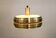 Golden vintage brass lamp: 1970s Scandinavian Mid-Century Modern