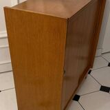 Vintage shoe cabinet with compass legs