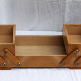 Blond wood sewing case