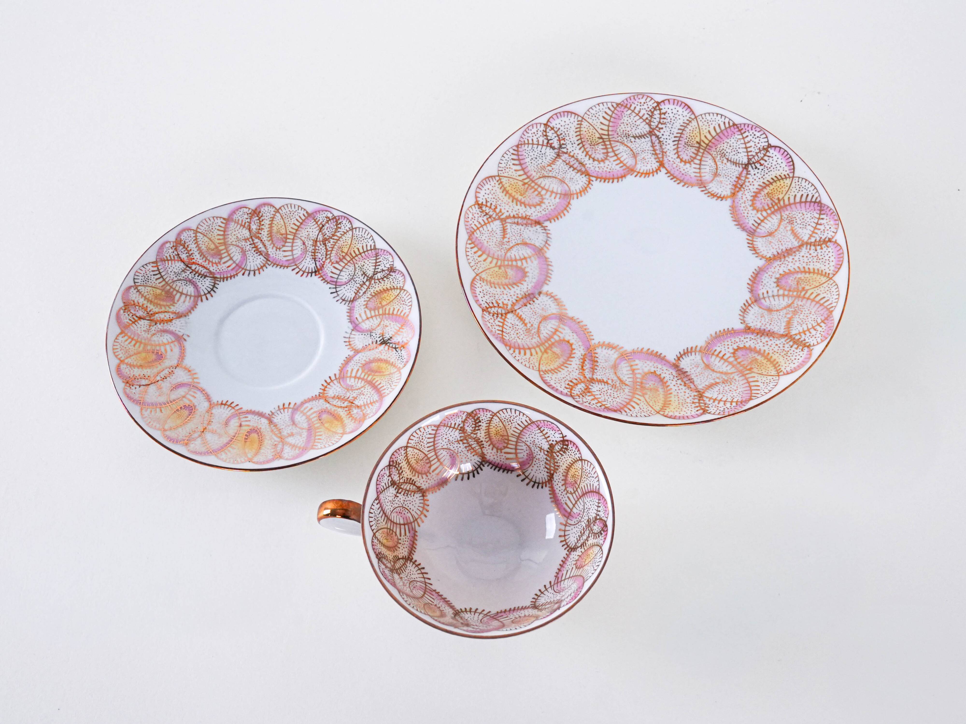 Tasse en porcelaine, design allemand, années 1960, fabriquée par Arzberg Bavaria