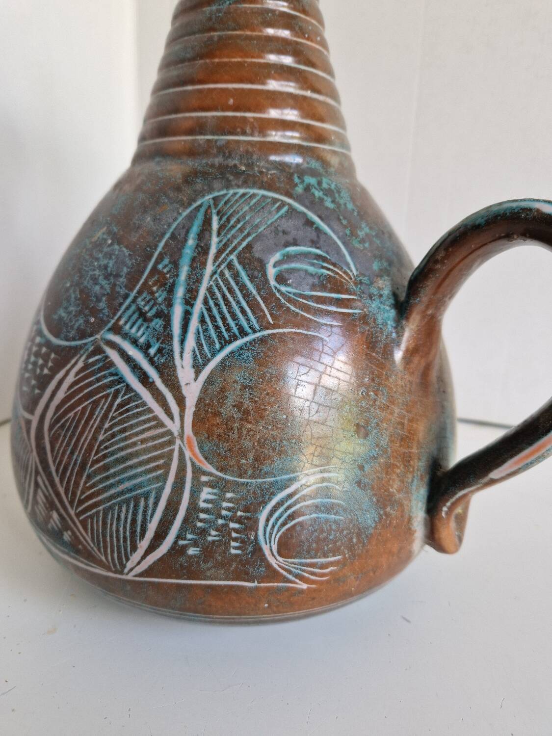 Large Jug Yvon Roy Montgolfier 1960 in Ceramic