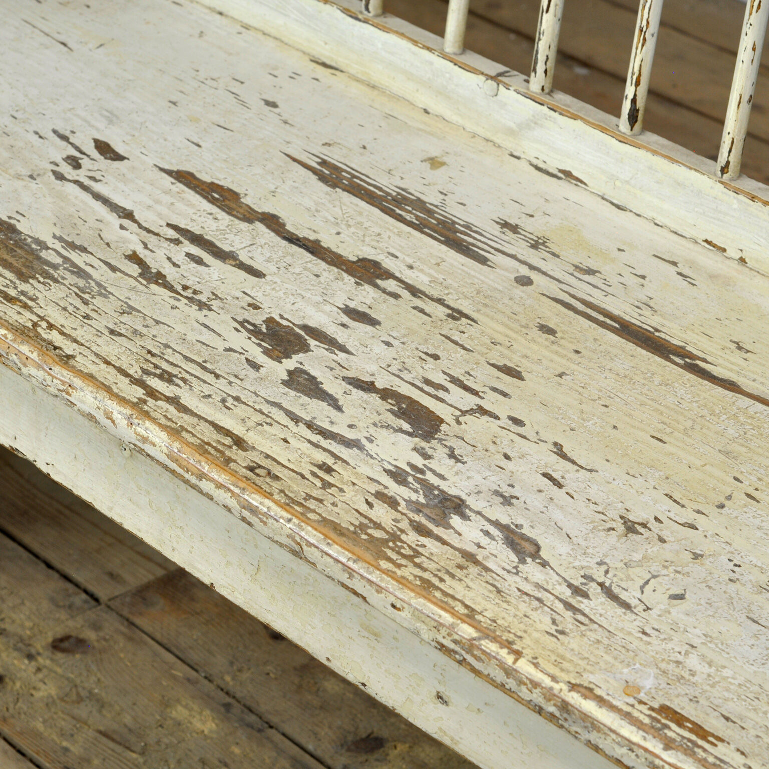 Antique Pine Bench, 1930s