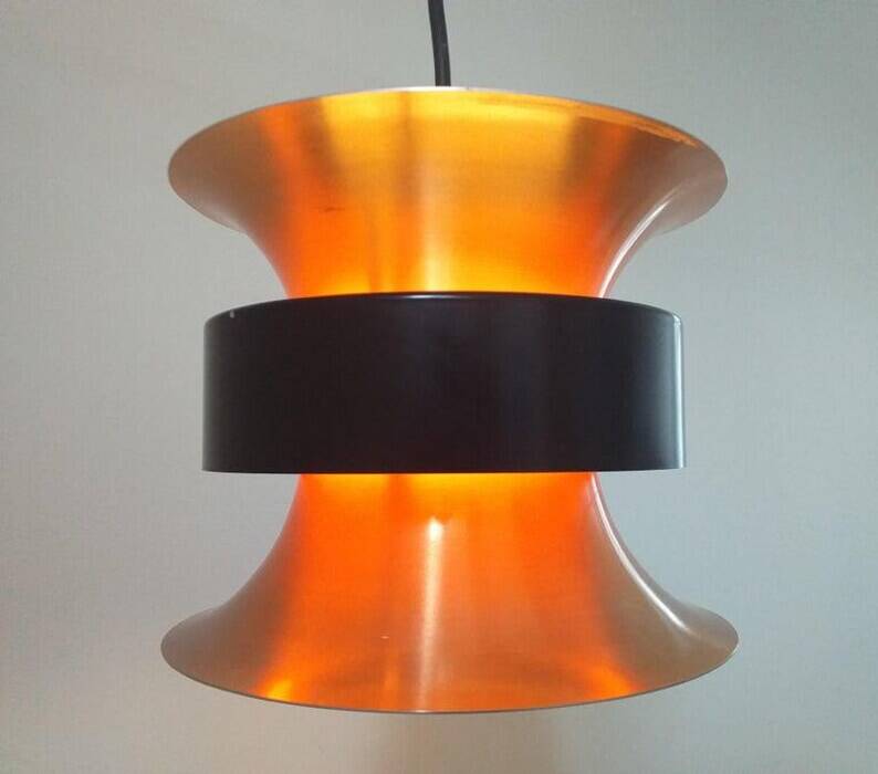 Pair of Midcentury Pendants Light Designed by Carl Thore, 1970s