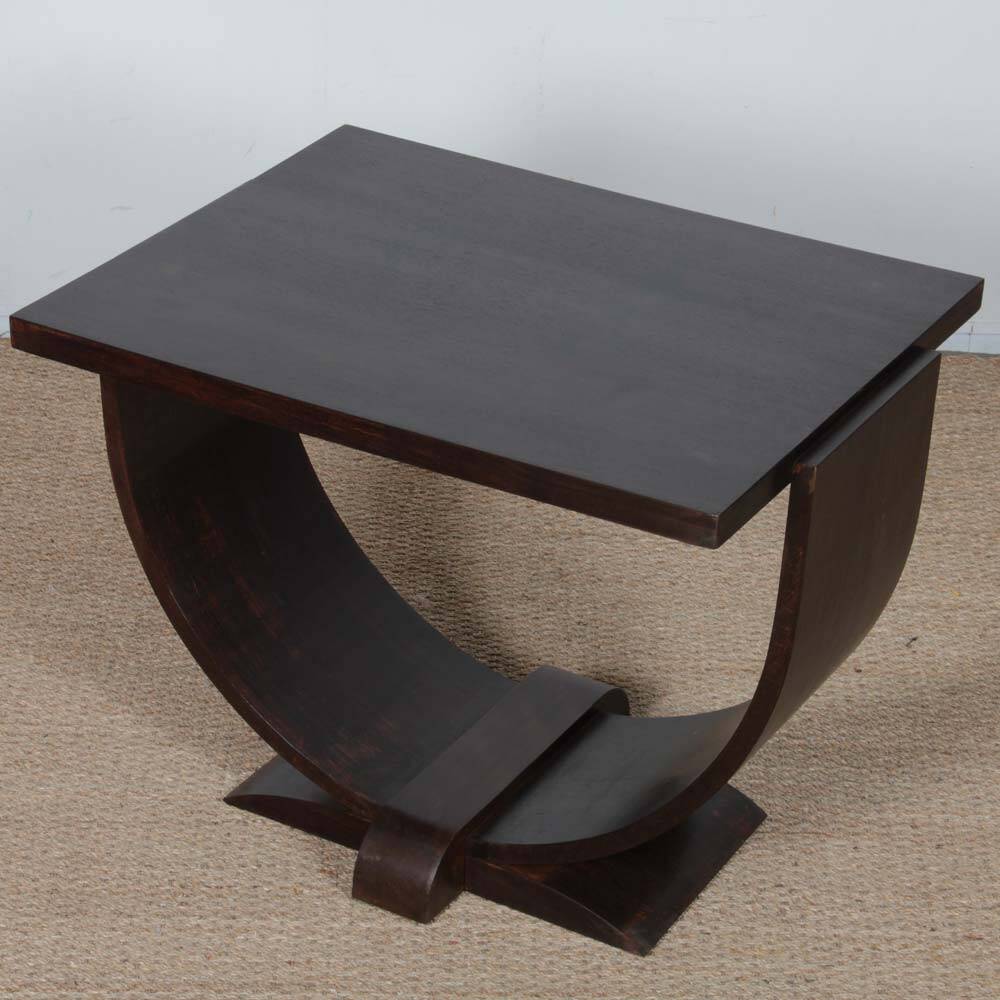 Oak side table Art Deco, French work 1930-1940