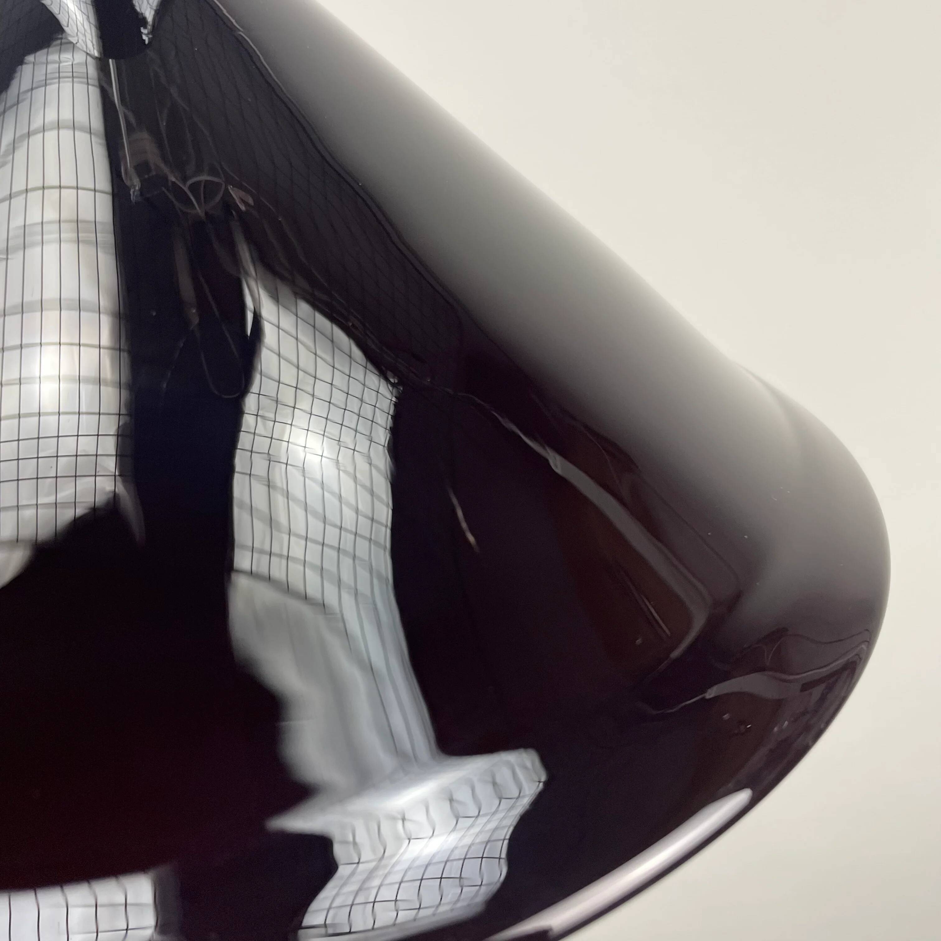 Danish purple glass pendant by Michael Bang for Holmegaard 1972