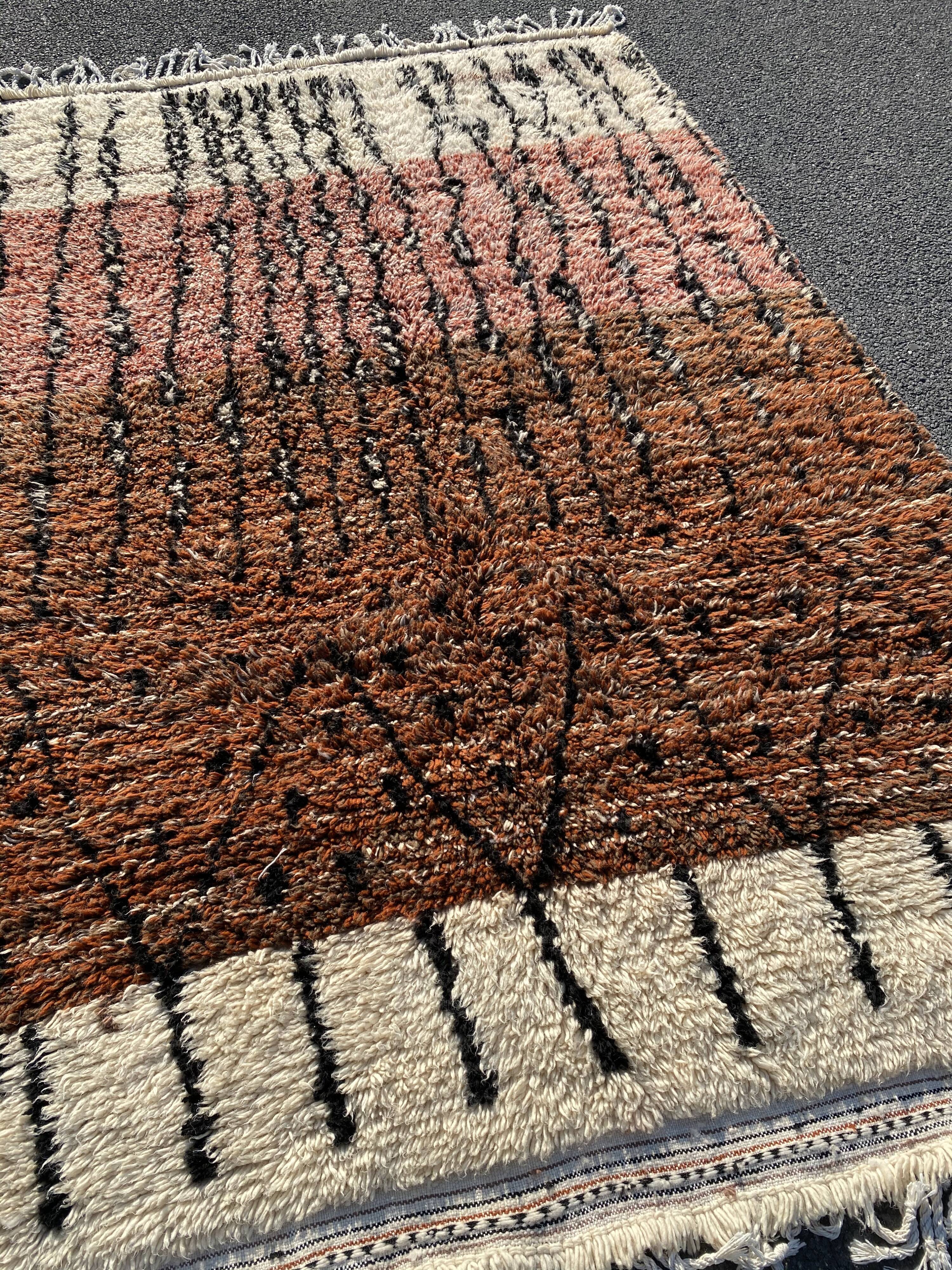 Tapis berbere beni ouarain 170x280 cm