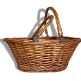 Nice little basket with handles, woven Wicker vintage