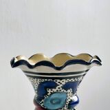 Petit vase peint à la main style Maghrébin.