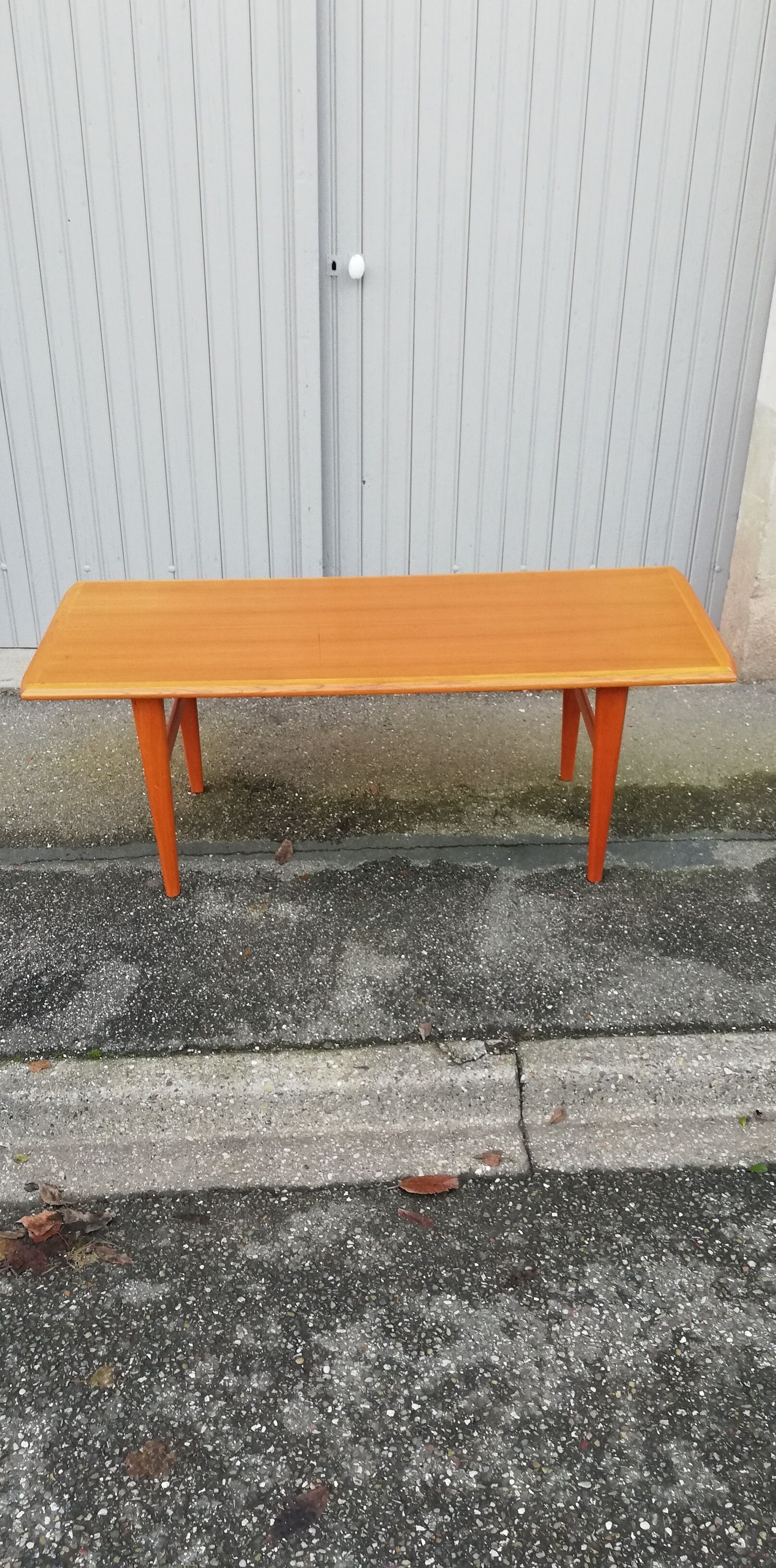 Scandinavian teak coffee table