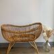 Vintage rattan moses cradle